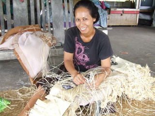 * Fine mat inspection in Sataua