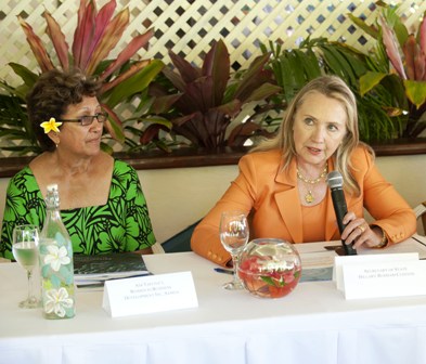 * Clinton, Women in Business, Pacific leaders call for full gender equality